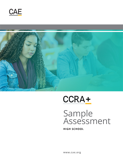 CCRA+ Sample Assessment — High School