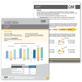 CAE Student and Institution Reports