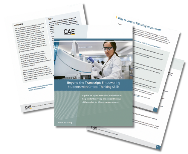 Guide: Beyond the Transcript: Empowering Students with Critical Thinking Skills